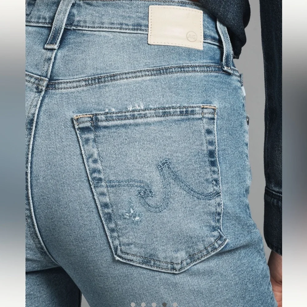 AG Kora high rise wide leg jeans sz 27 - Picture 4 of 10